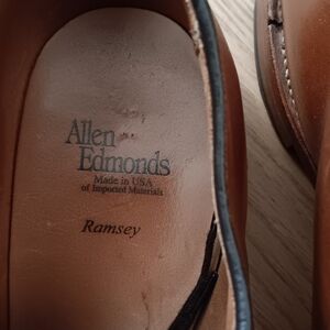 Allen Edmonds - Ramsey Style  Leather & Canvass Mens Dress Shoe